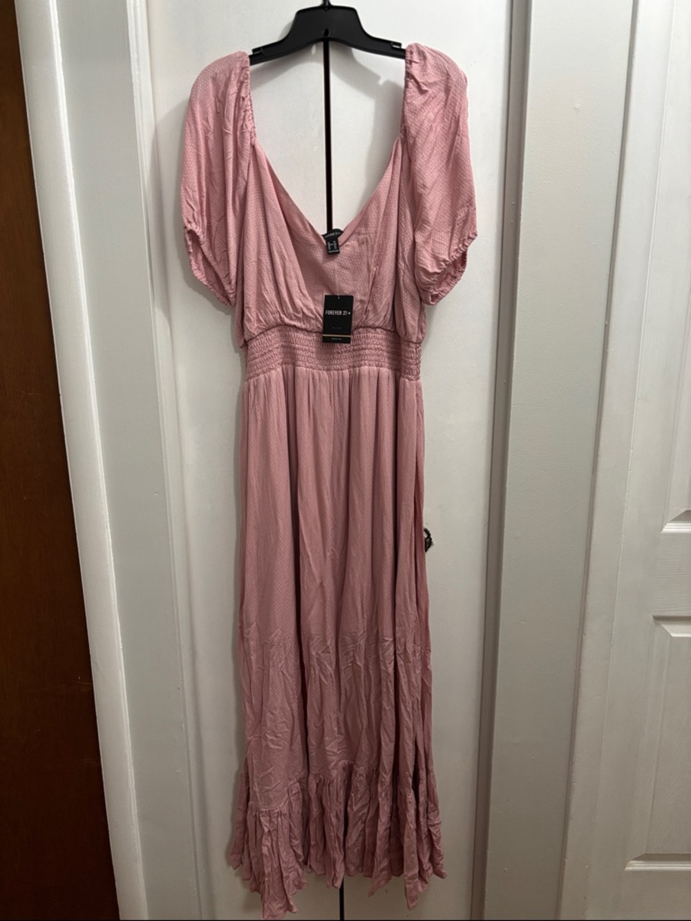 Forever 21 Dusty Rose V-Neck Maxi Dress